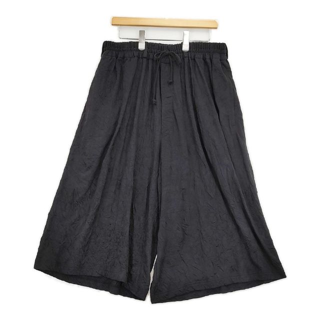 Rakuten - s'yte Yohji Yamamoto CATCH-WASHER FINISH COTTON JERSEY CULOTTE PANTS UY-P18-009 パンツ 24SS ブラック レディース サイトヨウジヤマモト【中古】6-0325M