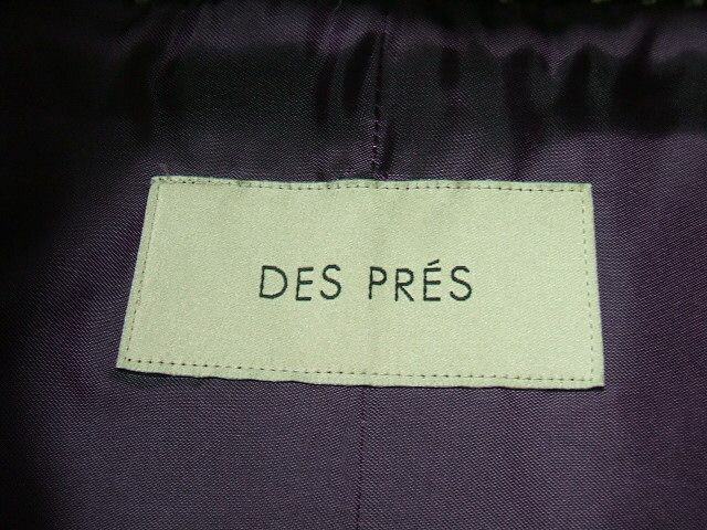DES PRES コート ブラック レディース デプレ【中古】1-1009A