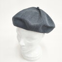 mature ha beret top gather big silk ベレートップギャザービッグ 定価9500円 MAS1820 ベレー帽 グレー レディース マチュアーハ【中古】5-0615M