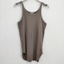 LENO L2101-CS004 TANK TOP 定価7700円 タンクトップ グレージュ レディース リノ【中古】4-0823S(4)
