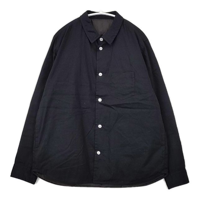 ゴーシュ 長袖シャツ コットン100% 丸襟 フロントボタン 日本製 2 軽やか ゴーシュ 長袖シャツ コットン100% 丸襟 フロントボタン 日本製 2