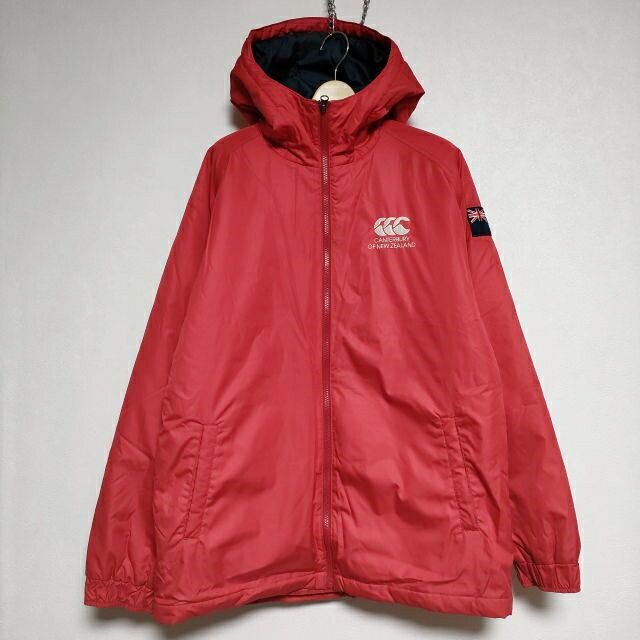 Rakuten - Canterbury Leather International 中綿フード ジャケット レッド メンズ カンタベリーレザー【中古】4-1205A