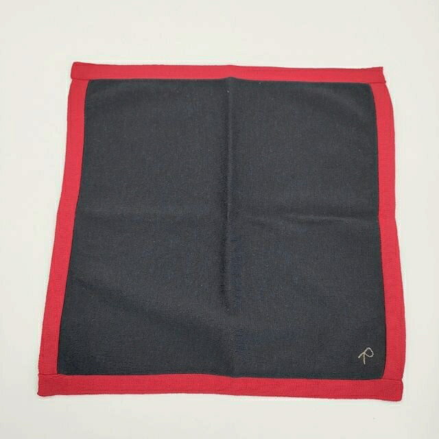 Rakuten - 45R/45rpm チーフ 25×25 ハンカチ ネイビー レッド レディース フォーティーファイブアールピーエム【中古】6-0530G