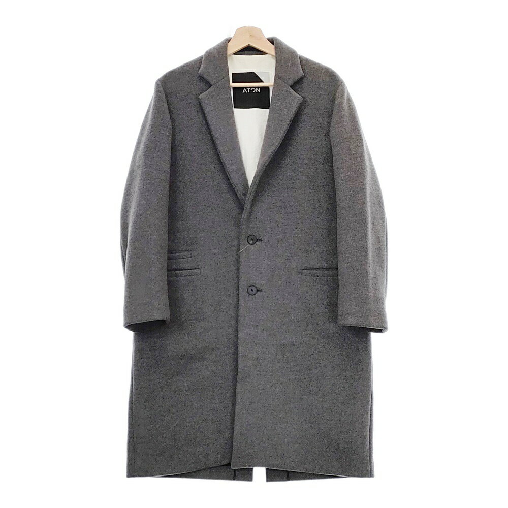 激安通販 美品 ato チェスターコート ネイビー 46（Mサイズ） 【公式通販】