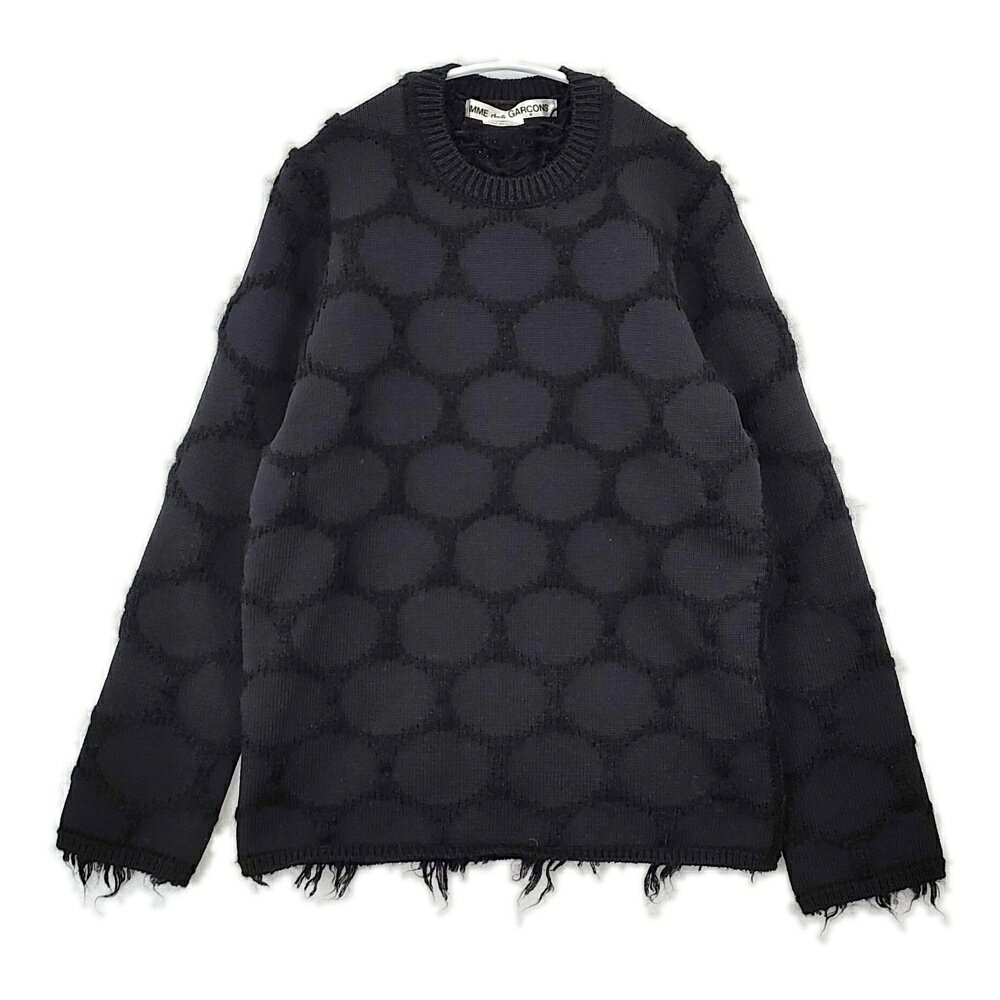 プレイコムデギャルソン 長袖ニット セーター ドット柄 ブラック Lサイズ 楽天市場】コムデギャルソン ドット シャツ（ニット・セーター