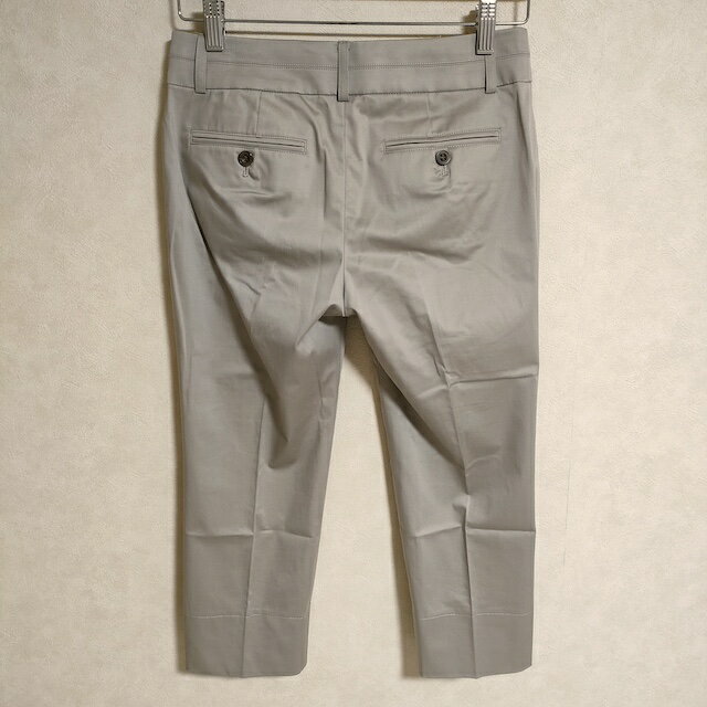 23区 サイズ36 サブリナパンツ センタープレス クロップドパンツ ベージュ レディース 23区【中古】4-0402M
