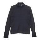 vie evam eva コットン カシミヤ タートルネック プルオーバー V002K047 ニット ブラック レディース ヴィー エヴァムエヴァ【中古】4-1218T(4)
