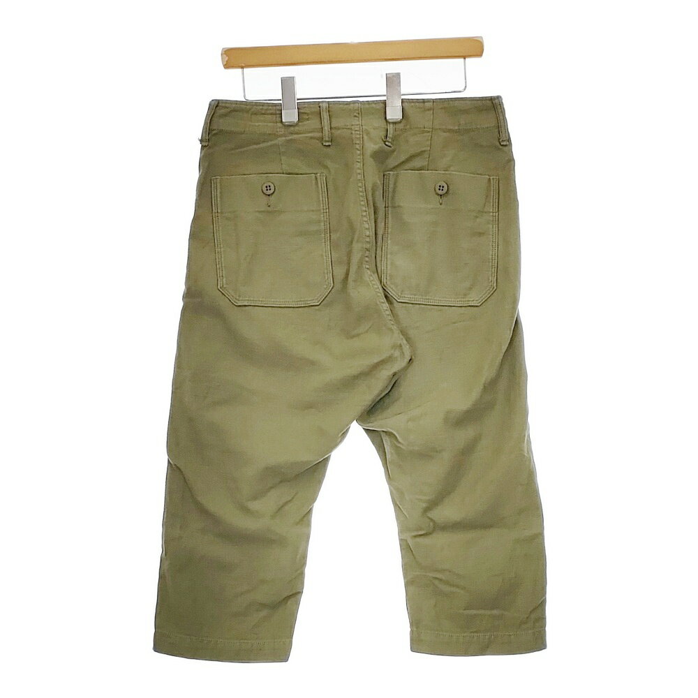 Brocante コットン クロップドパンツ カーキ レディース ブロカント【中古】5-0312M