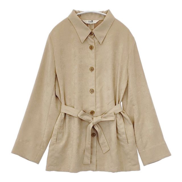 楽天市場】シャツジャケット ベルト付きの通販