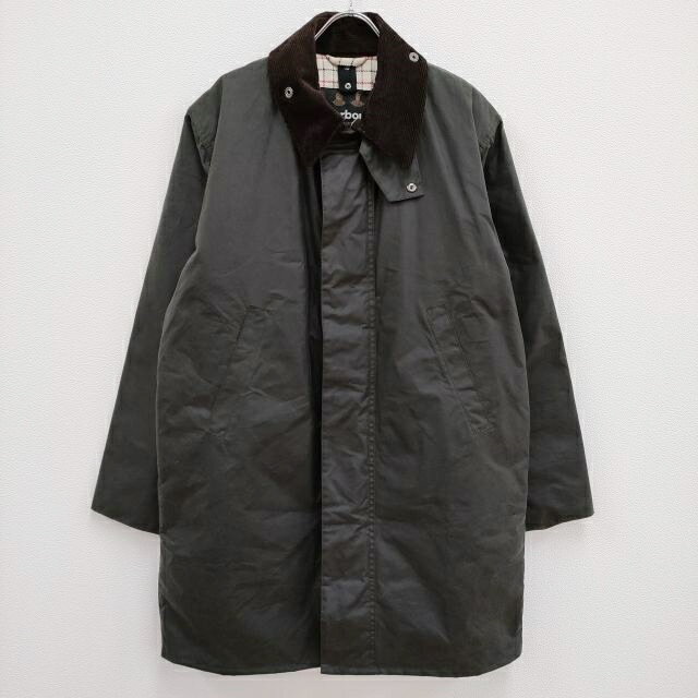 Barbour/BEAUTY&YOUTH 別注 BORDER MOONファブリック 222MWX2134 36 オイルド コート カーキ バブアー/ビューティアンドユース【中古】4-0423T♪