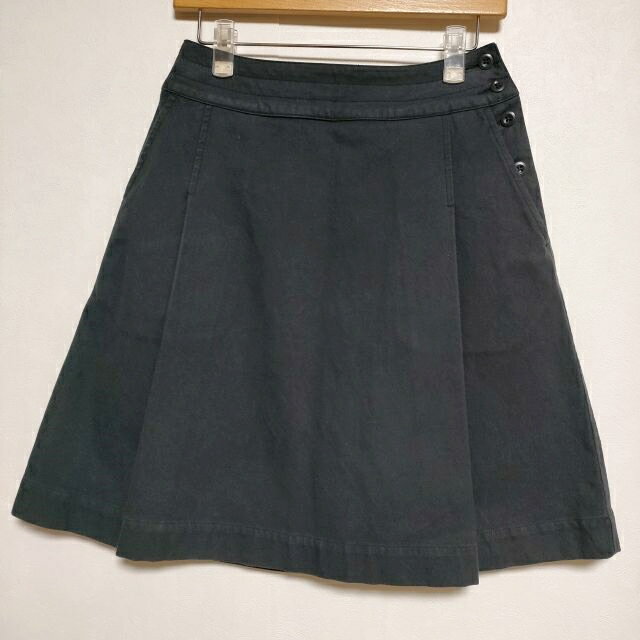 Rakuten - MHL. 578-232077 コットン スカート ネイビー系 レディース エムエイチエル【中古】4-0102M