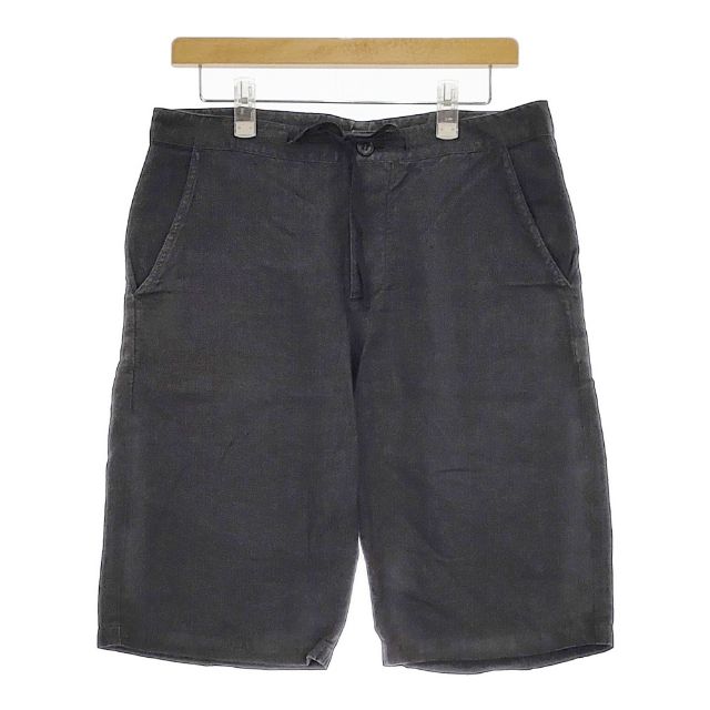 Linen, Hemp - evam eva ヘンプ E151T140 ショートパンツ ハーフパンツ ショーツ チャコールグレー レディース エヴァムエヴァ【中古】5-0702S