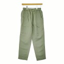 Morris&Sons リネン混 イージーパンツ サイズ0 パンツ カーキ レディース モリスアンドサンズ【中古】5-0411M(4)