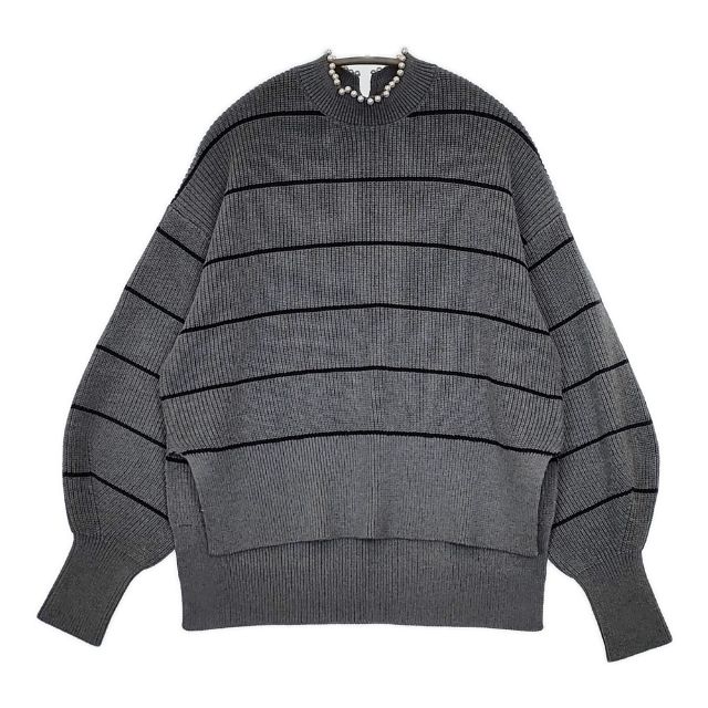 Rakuten - JOURNAL STANDARD L'essage パール畦プルオーバー セーター ニット 24AW グレー レディース ジャーナルスタンダードレサージュ【中古】5-0820T