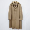 AURALEE 新品 LIGHT WOOL MAX GABARDINE HOODED LINER COAT 3 定価12万円 コート ベージュ メンズ オーラリー【中古】3-1119A◎