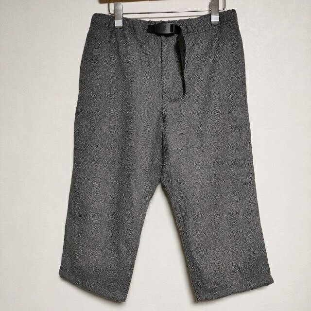 Cotton - Gramicci GMP-003 ウール混 クロップド パンツ グレー レディース グラミチ【中古】4-1130T