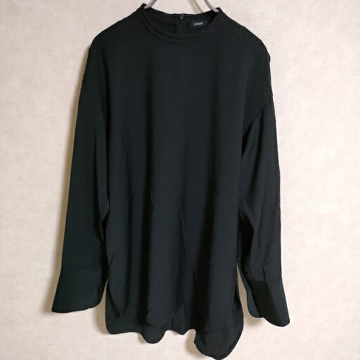 LOEFF プルオーバーブラウス 長袖 サイズ1 チュニック ブラック レディース ロエフ【中古】4-1001T LOEFF プルオーバーブラウス 長袖 サイズ1 チュニック ブラック レディース ロエフ【中古】4-1001T