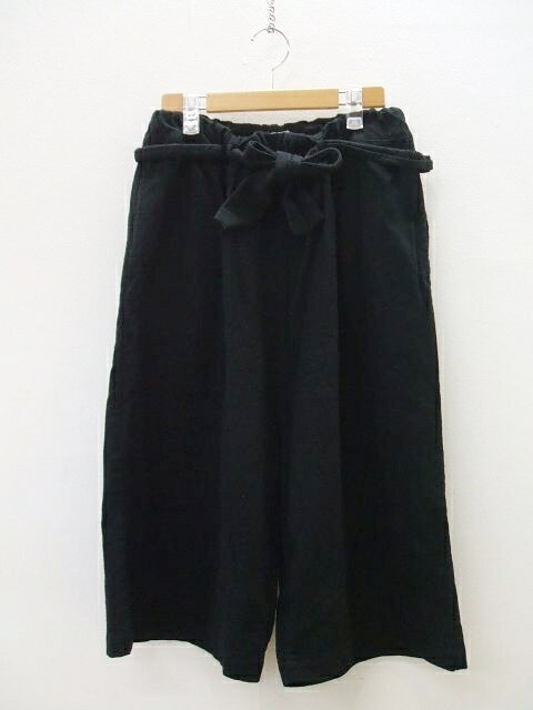 JOURNAL STANDARD LUXE コットンシルク パンツ ブラック レディース ジャーナルスタンダード ラックス【中古】2-0511M