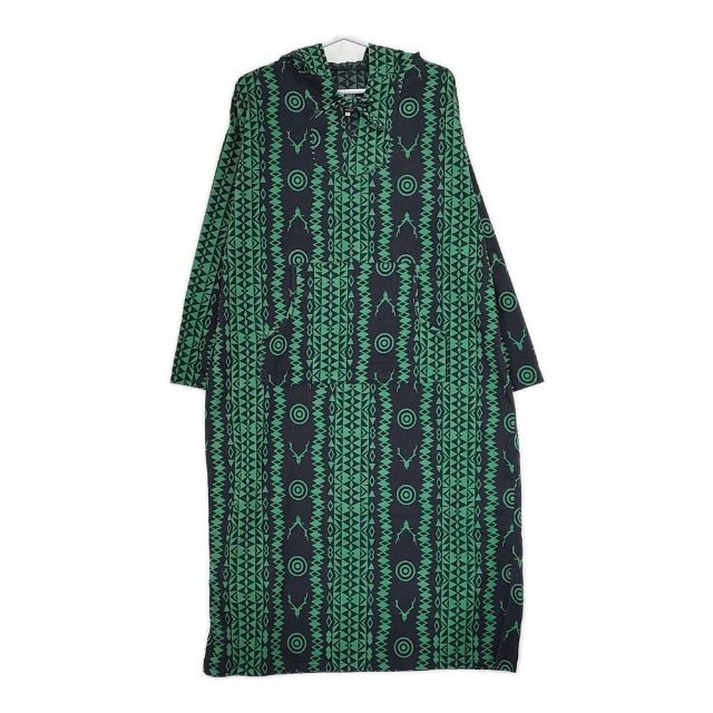 BEAMS BOY/S2W8/South2 West8 Mexican One-Piece hm950 総柄 ワンピース グリーン ブラック レディース ビームスボーイ/サウスツーウェストエイト【中古】5-0803M