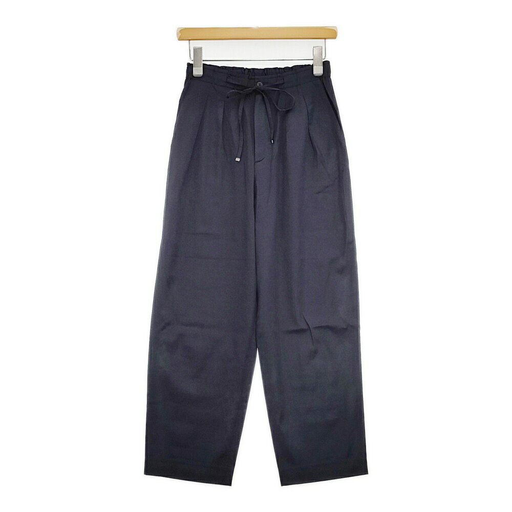 Rakuten - BALLSEY レーヨンコットンフロントタックイージーパンツ サイズ34 パンツ 濃紺 レディース ボールジー【中古】6-0321G