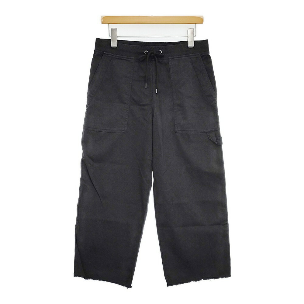 Rakuten - STANDARD JAMESPERSE コットンスラブ イージーパンツ カットオフ サイズ1 パンツ ブラック レディース スタンダード ジェームスパース【中古】6-0321G