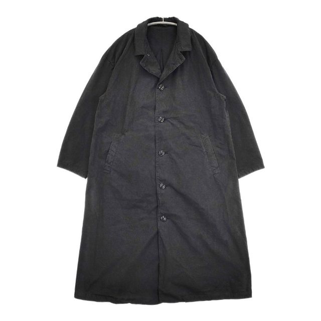 Rakuten - nest Robe スーピマコットンステンカラーコート 01231-1331-8 ステンカラーコート 23SS ブラック レディース ネストローブ【中古】6-0523M