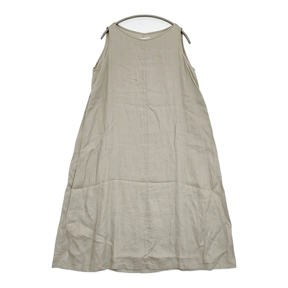 vie evam eva linen sleeveless one piece V231T940 リネンノースリーブドレス 日本製 ワンピース グレー レディース ヴィー エヴァムエヴァ6-0626S