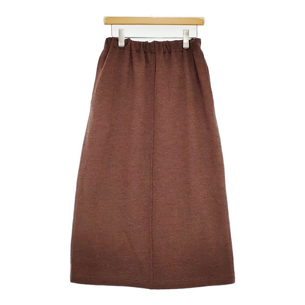 gungendo ウールトップクレーター スカート女竹（めだけ） ちゃいろ 定価31900円 25500103 ロングスカート ブラウン レディース 群言堂【中古】6-0109T