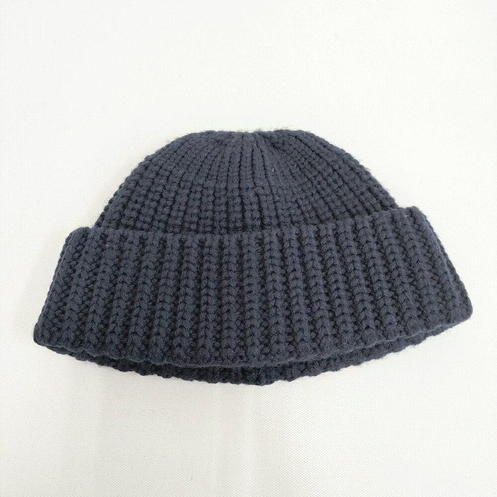 crepuscule ニット帽 帽子 ニットキャップ ネイビー メンズ クレプスキュール【中古】6-0117T