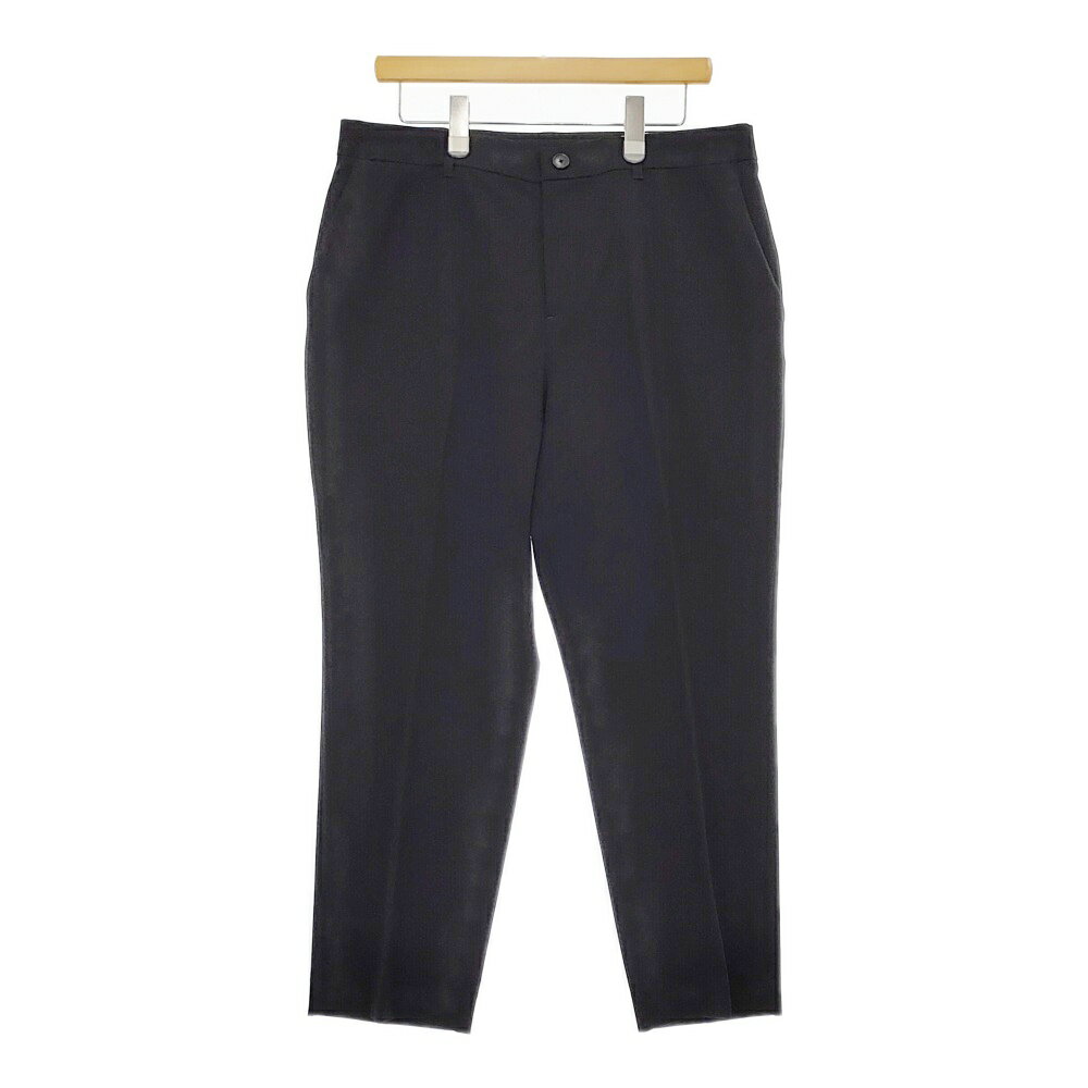 自由区 撥水加工 洗える TRギャバテーパードパンツ 50 定価19030円 オンワード樫山 パンツ 24SS ブラック レディース 自由区【中古】5-0228M