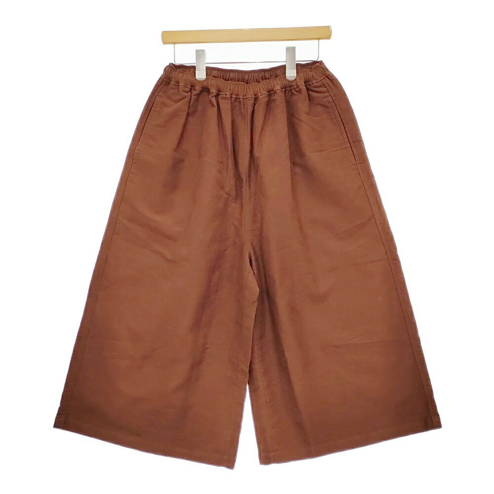 Other - maison de SOIL イージーパンツ ワイドパンツ コットン サイズ1 ガウチョパンツ ブラウン レディース メゾンドソイル【中古】5-0412M