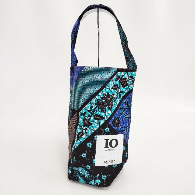CLOUDY Kitenge Tube Bag チューブバッグ トートバッグ ブルー ブラック パープル レディース クラウディ【中古】6-0225G