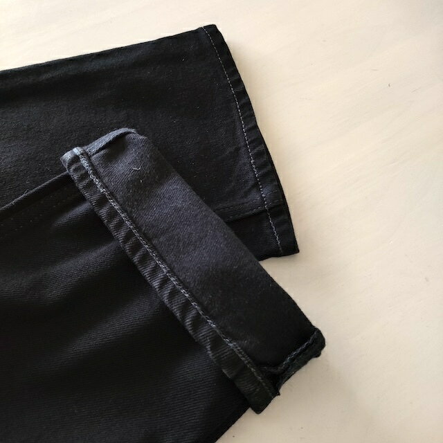 N.HOOLYWOOD ブラックデニム ジーンズ 231-CP01 peg 定価22000円 ミスターハリウッド デニムパンツ ブラック メンズ エヌハリウッド【中古】4-0624G