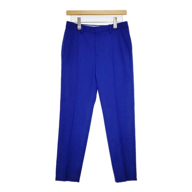 Rakuten - UNITED ARROWS W/PU SAXONY スリムパンツ ウールスラックス パンツ ブルー レディース ユナイテッドアローズ【中古】6-0122T