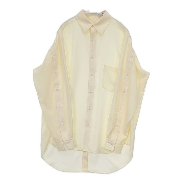 Rakuten - Ujoh Full Open Shirt 定価42900円 M761-B50-500 長袖シャツ ベージュ メンズ ウジョー【中古】6-0411M