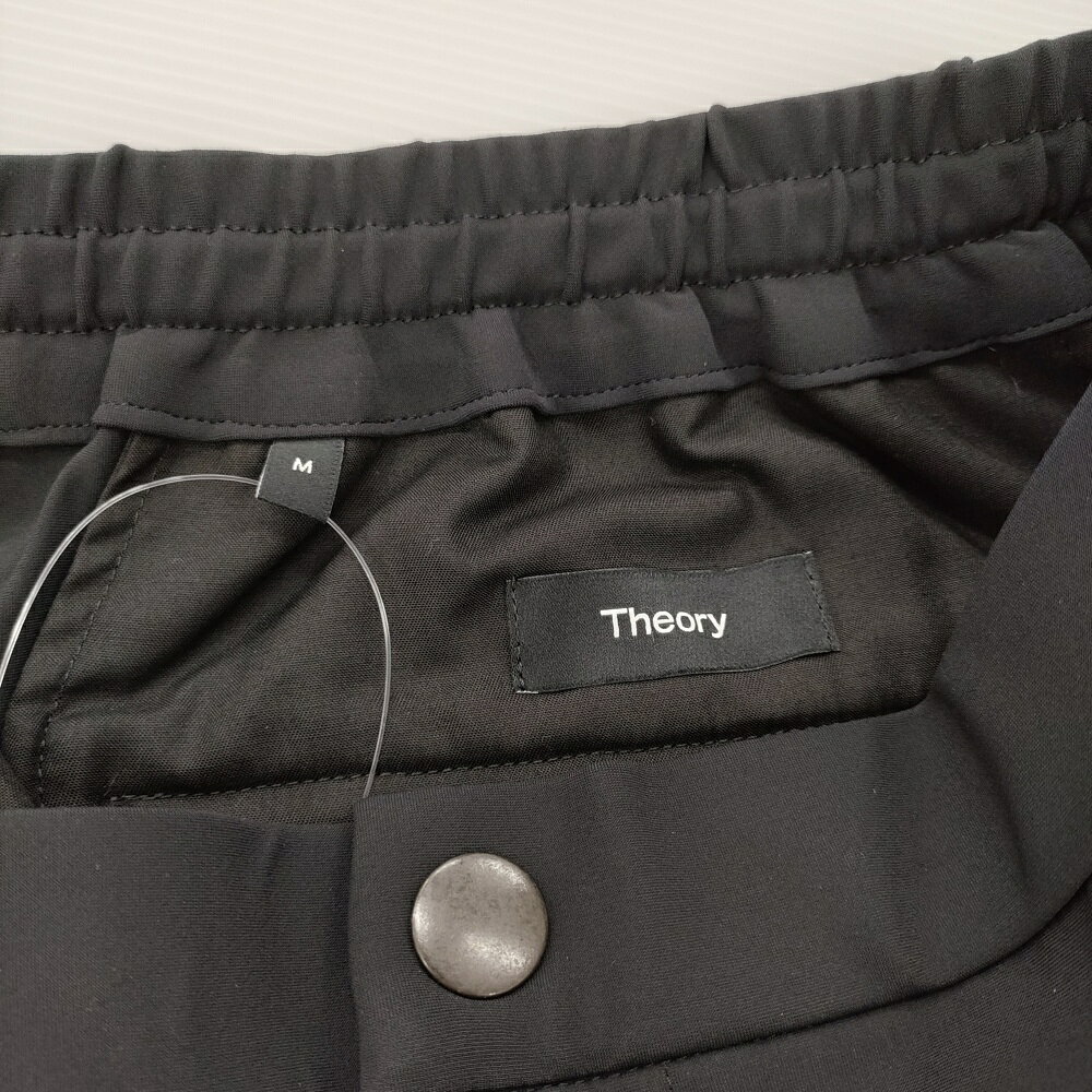 theory TERRANCE EZP A PRECISION PONTE サイズM ストレッチ ジョガー パンツ ブラック メンズ セオリー【中古】6-0215G