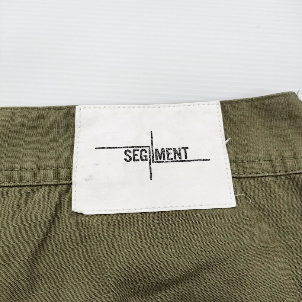 SEGMENT セグメント リップストップ カーゴパンツ サイズ3 カーゴパンツ カーキ メンズ【中古】6-0215G