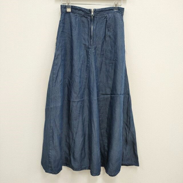 nano universe 669-1230009 CIRCLE DENIM フレアスカート ダンガリー サイズ38 ロング ブルー レディース ナノユニバース【中古】4-0508M auc-gee-jee-10151093 ブランド古着の専門店 ジージー サンプル画像2