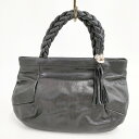 Furla レザーハンドバッグ ハンドバッグ ブラック レディース フルラ【中古】5-0804G