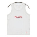 grown in the sun YELLOW/TAIL サイズXS 刺繍 タンクトップ ホワイト レディース グローンインザサン【中古】5-0610S