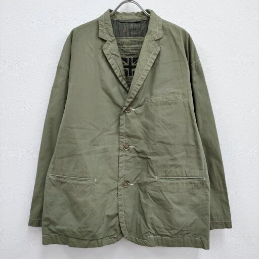 AQUA ROCK アクアロック 未使用品 AQ001 Cotton Cambric Jacket 定価42900円 3B テーラードジャケット 23SS カーキ メンズ【中古】4-0409M AQUA ROCK アクアロック 未使用品 AQ001 Cotton Cambric Jacket 定価42900円 3B テーラードジャケット 23SS カーキ メンズ【中古】4-0409M