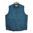 YOKE PADDED NYLON PULLOVER VEST YK24SS0633V 定価38500円 サイズ2 ベスト 24SS グリーン メンズ ヨーク【...