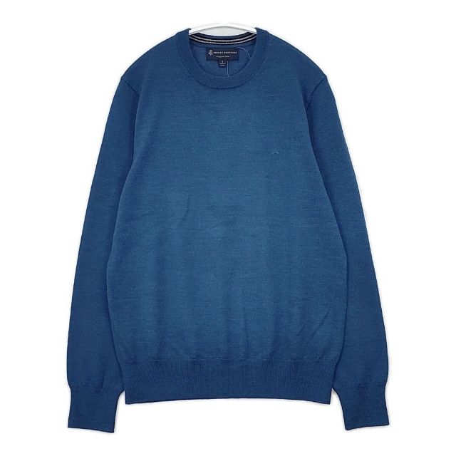 Rakuten - Brooks Brothers クルーネック イタリアンヤーン ウール セーター ニット ブルー メンズ ブルックスブラザーズ【中古】5-1023T