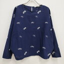 mina perhonen ブラウス シャツ choucho 刺繍ブラウス シャツ ua1816 サイズ38 レディース ミナペルホネン