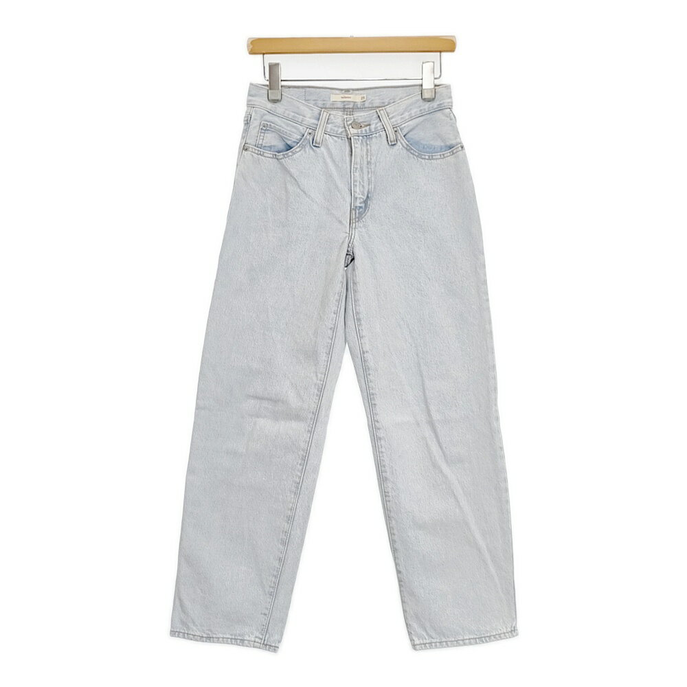 Levi's 94 BAGGY 데님 팬츠 청바지 A3510-0034 W25L29 데님 팬츠 라이트 블루 레이디스 리바이스[중고]6-0328G