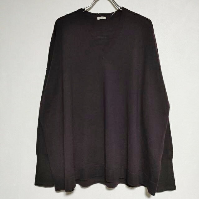 Rakuten - IENA 18ゲージVネックプルオーバー ウールセーター ニット パープル レディース イエナ【中古】4-1212T