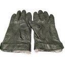 Aquascutum レザー グローブ 手袋 ブラック レディース アクアスキュータム【中古】4-1221A