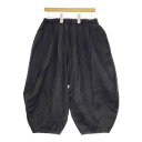 COMME des GARCONS COMME des GARCONS 総柄バルーンパンツ RG-P006 サルエルパンツ AD2020 ブラック レディース ...