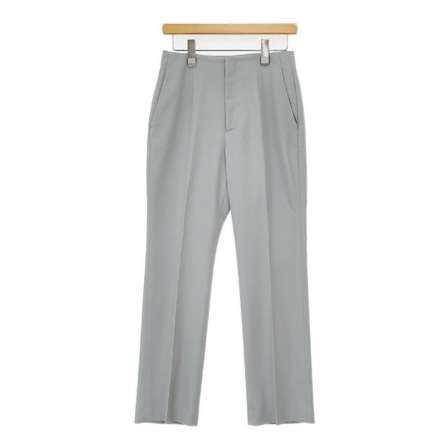 UNITED ARROWS UBCB P/W/PU ストレートパンツ センタープレススラックス パンツ ライトブルー レディース ユナイテッドアローズ【中古】5-1129T
