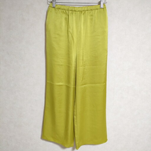 UNITED ARROWS UWFM TA/P サテン ワイドパンツ 定価17600円 イージーパンツ サイズ36 パンツ イエロー レディース ユナイテッドアローズ【中古】4-0730G UNITED ARROWS UWFM TA/P サテン ワイドパンツ 定価17600円 イージーパンツ サイズ36 パンツ イエロー レディース ユナイテッドアローズ【中古】4-0730G